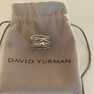 David Yurman X Ring size 8